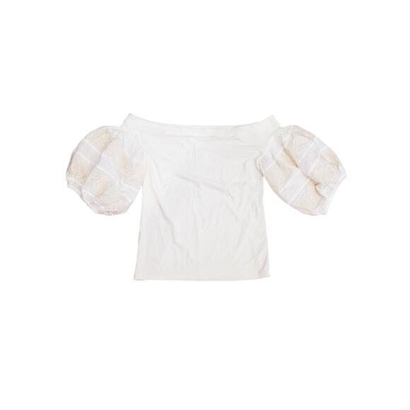 Free People Rock With It Top Ivory Size Large - Picture 1 of 8